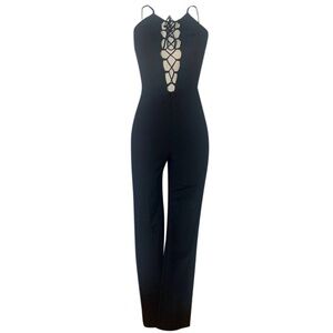 Reformation Navy Blue Jumpsuit